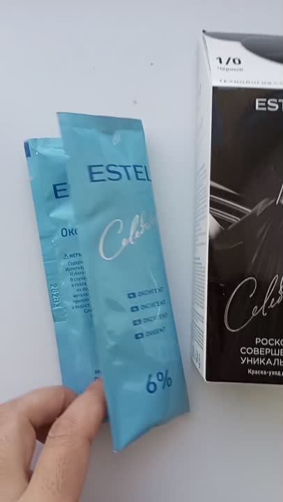 ESTEL PROFESSIONAL Краска-уход для волос без аммиака Celebrity купить ...