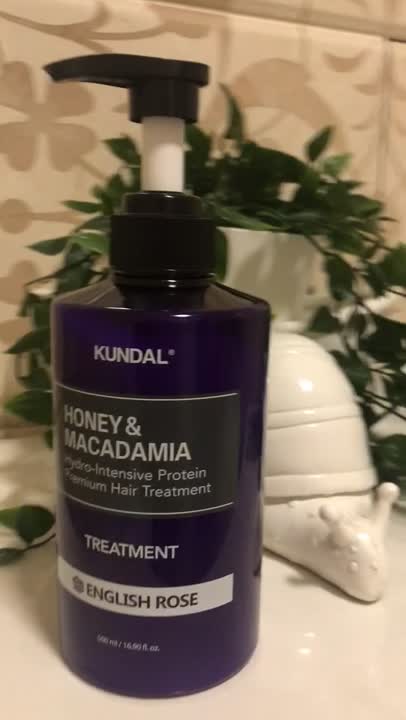 KUNDAL Кондиционер для волос Английская роза Honey & Macadamia ...