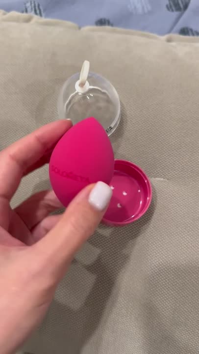 Косметический спонж Flat End Blending Sponge Pink