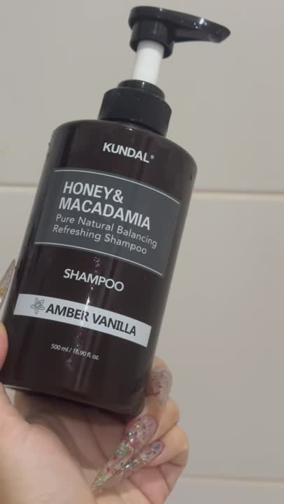 Шампуни KUNDAL Шампунь для волос Амбровая ваниль Honey & Macadamia ...