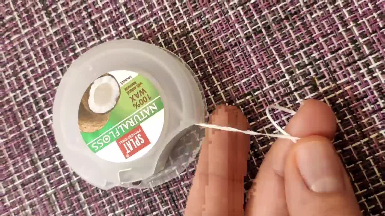 SPLAT Объемная зубная нить SPLAT DentalFloss NATURAL WAX с ароматом ...