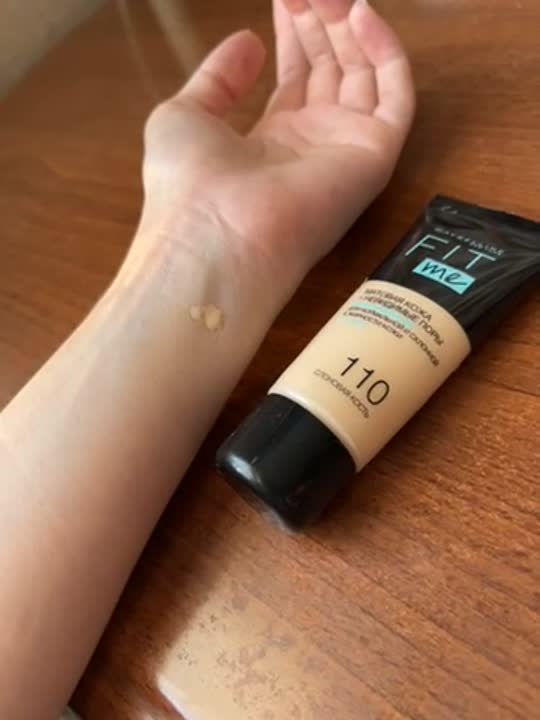 MAYBELLINE NEW YORK Тональный крем для лица "Fit Me", матирующий ...