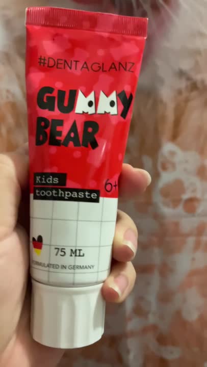 #DENTAGLANZ Детская зубная паста Gummy Bear Kids Toothpaste купить по ...