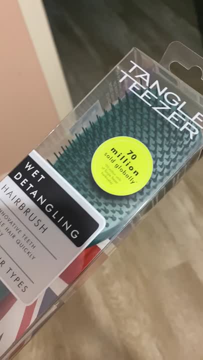 TANGLE TEEZER Расческа The Wet Detangler Green Jungle купить по низким ...