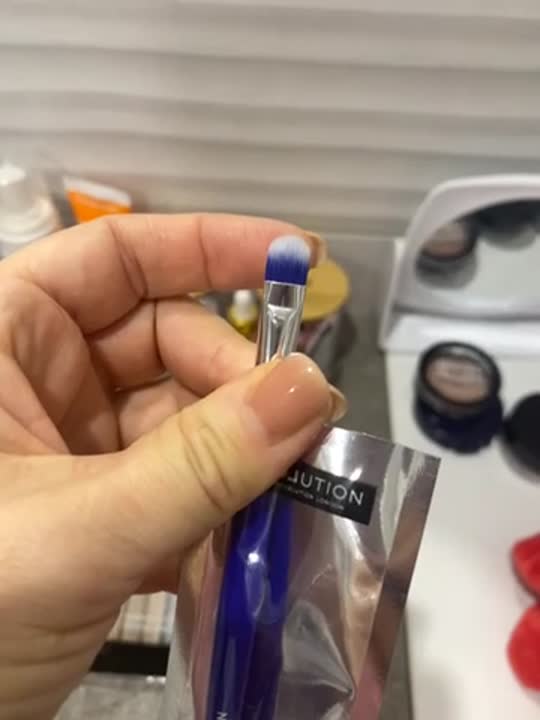 Кисть плоская для теней для век Eye Flat Crease Eye Brush