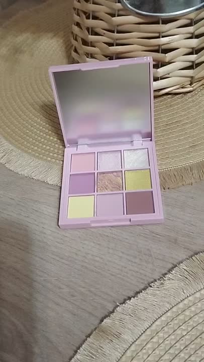 7DAYS Палетка теней для век B.COLOUR 9 цветов: матовые, с блестками ...