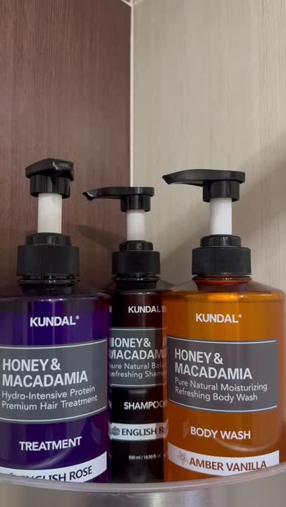 Гель для душа KUNDAL Гель для душа с ароматом Детской присыпки Honey & Macadamia Body Wash