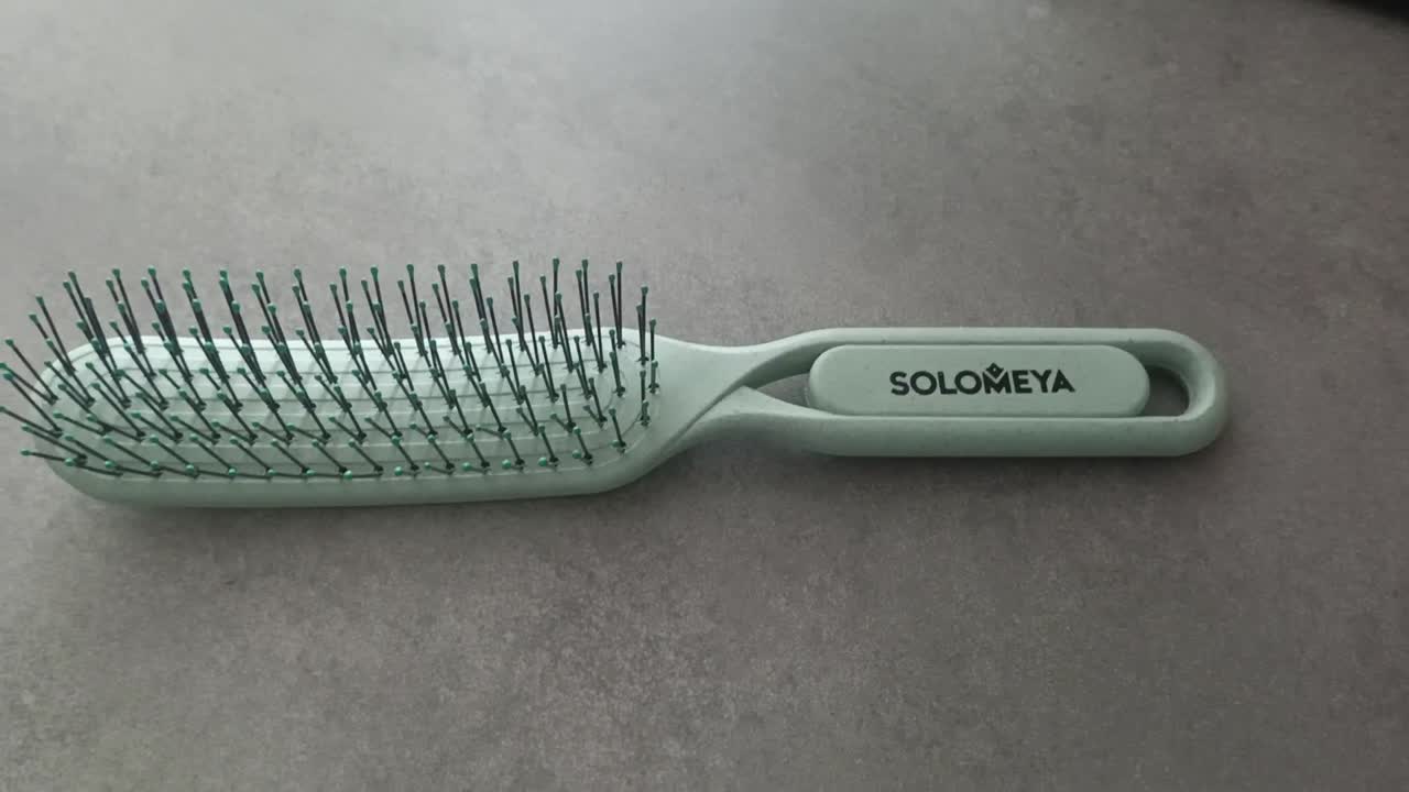 SOLOMEYA Расческа для распутывания сухих и влажных волос пастельно ...
