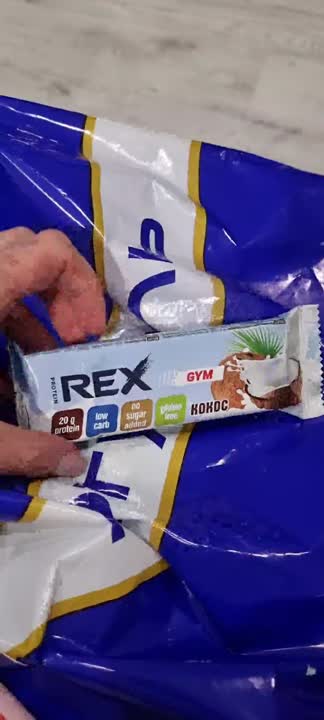 PROTEIN REX Батончик с высоким содержанием протеина "Кокос" купить по ...