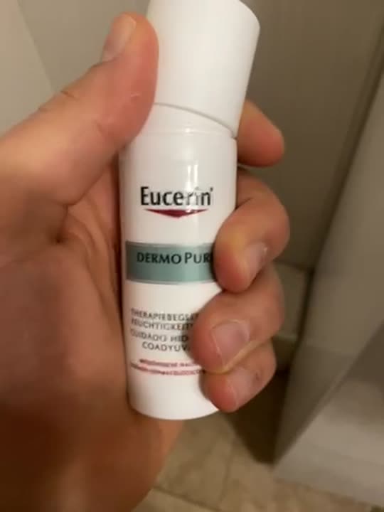 EUCERIN Увлажняющий успокаивающий крем для проблемной кожи DermoPure ...