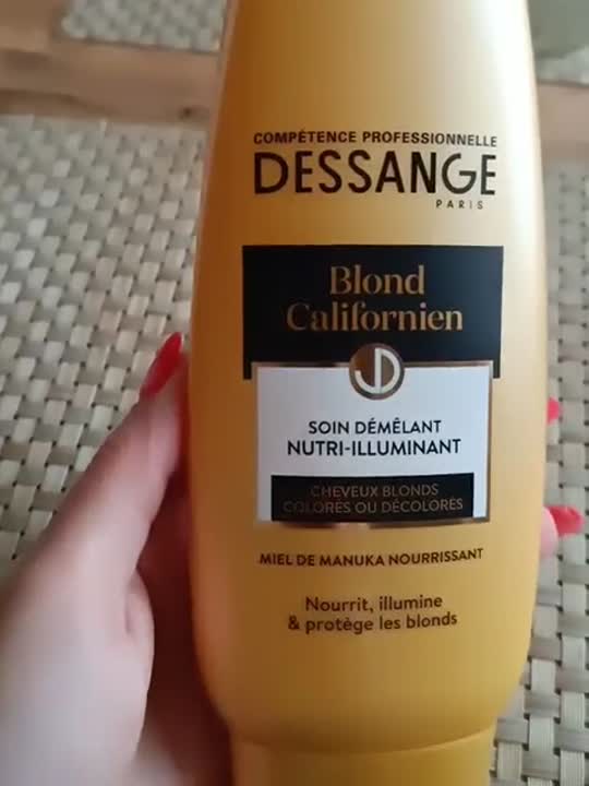 DESSANGE Профессиональный бальзам для волос Калифорнийский Блонд для ...
