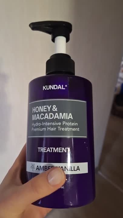 KUNDAL Кондиционер для волос Амбровая ваниль Honey & Macadamia ...