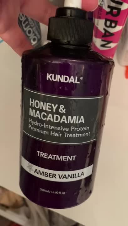 KUNDAL Кондиционер для волос Амбровая ваниль Honey & Macadamia ...