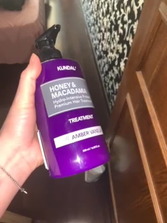 KUNDAL Кондиционер для волос Амбровая ваниль Honey & Macadamia ...