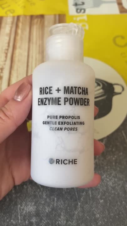 RICHE Мягкая энзимная пудра для умывания Прополис + Матча купить по ...