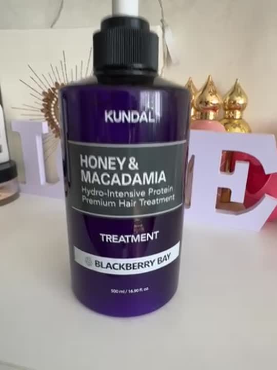 KUNDAL Кондиционер для волос Ежевичный залив Honey & Macadamia ...