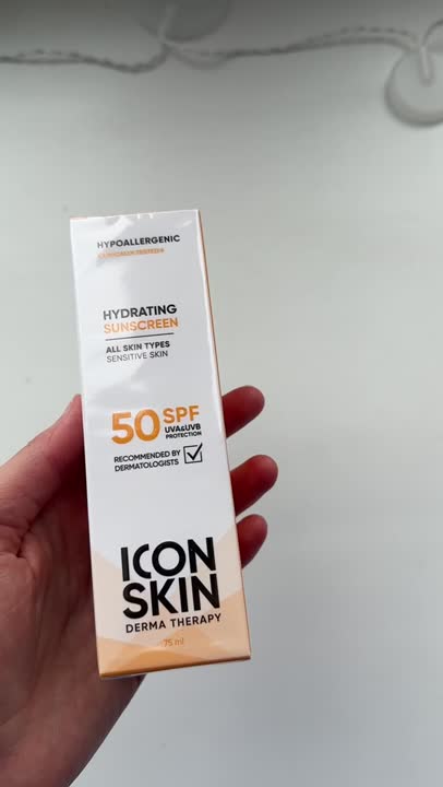 ICON SKIN Увлажняющий солнцезащитный крем SPF 50 купить по цене 1611₽ в ...