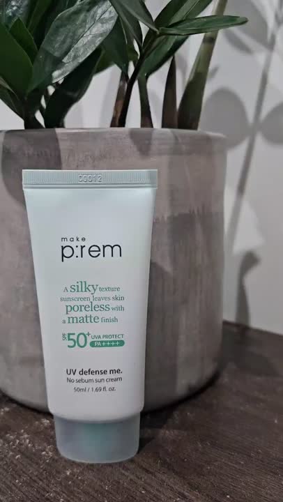 MAKE P:REM Крем для лица солнцезащитный матирующий SPF 50+ PA++++ UV ...