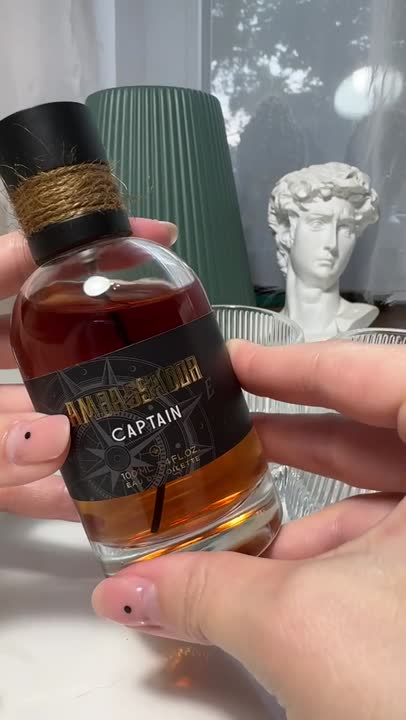 AMBASSADOR Парфюмерный набор с бокалами Captain, Туалетная вода, спрей ...