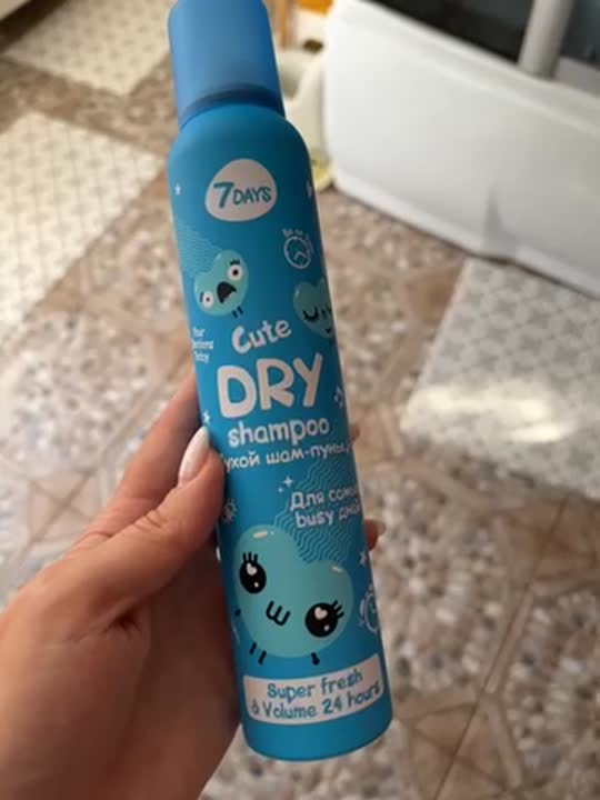 7DAYS Сухой шампунь для волос против жирного блеска CUTE, 200 ML купить ...