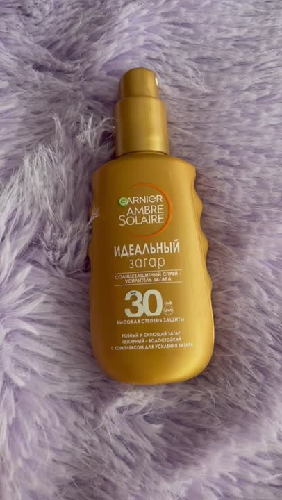 GARNIER Солнцезащитный спрей-проявитель загара для тела, водостойкий ...