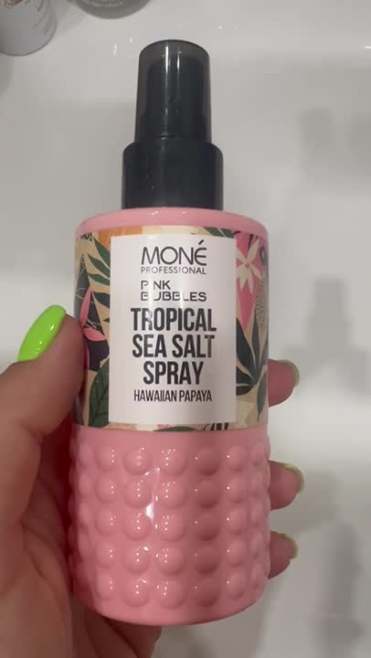 MONE PROFESSIONAL Спрей с морской солью текстурирующий Тропический Pink ...