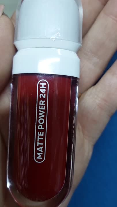 B.COLOUR PROFESSIONAL Помада матовая для губ бордовая CAPSULE, 02 Red ...