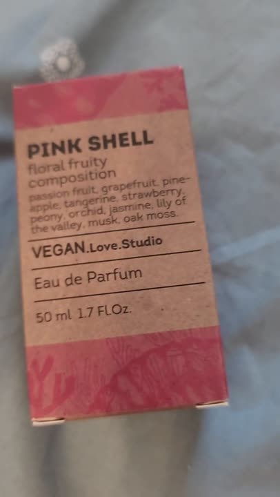 VEGAN.LOVE.STUDIO Парфюмерная вода женская Pink Shell клубника маракуйя ...