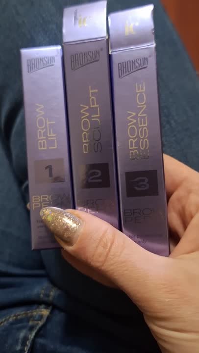 BRONSUN Состав для долговременной укладки бровей № 1 Brow Lift Bronsun ...