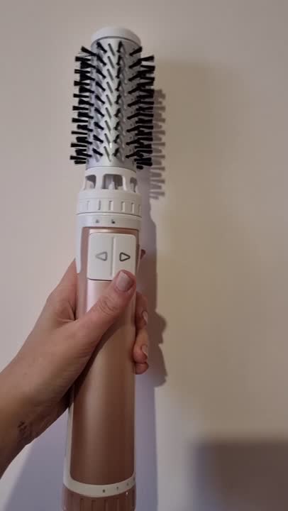 ROWENTA Фен-щетка Brush Activ Compact CF9520F0, с ионизацией и 2 ...