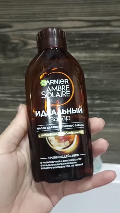 GARNIER Масло для интенсивного загара с маслом кокоса, питающее ...