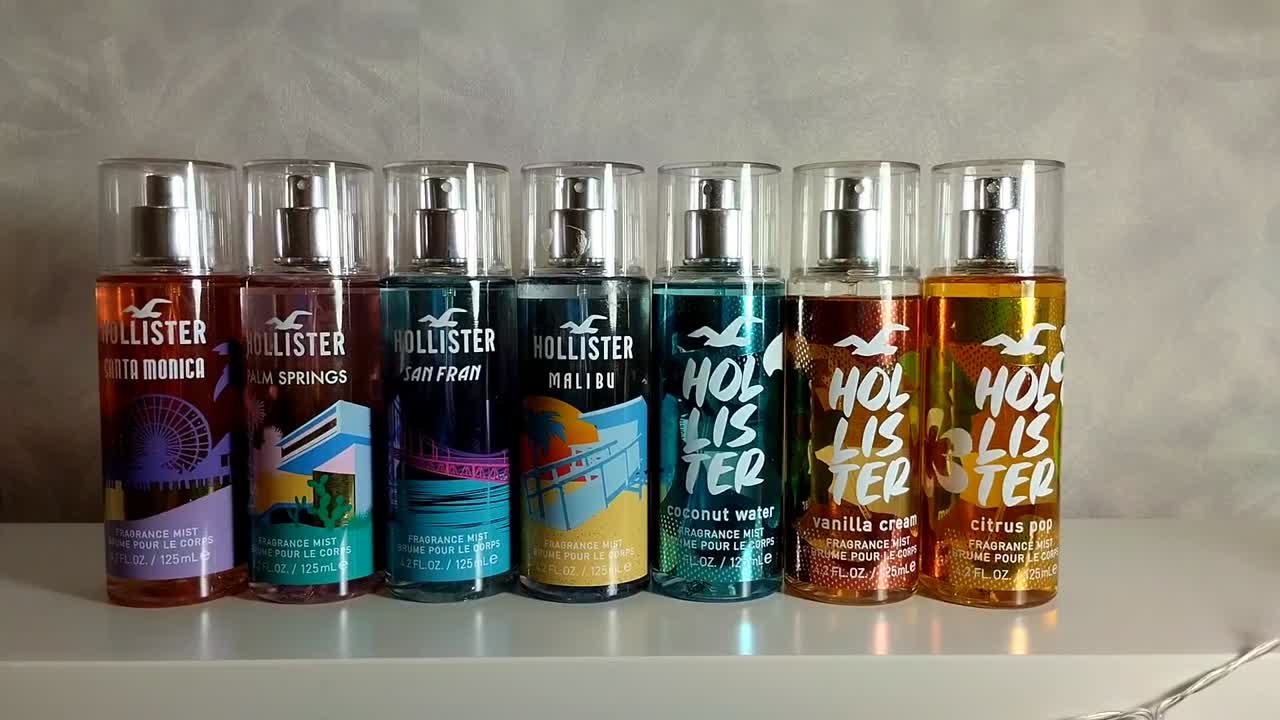 HOLLISTER Парфюмированный мист для тела Body Mist Malibu For Women