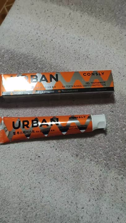 CONSLY Зубная паста гелевая для комплексной защиты зубов Urban Gel ...